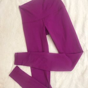 Lululemon Fuschia High Rise Tights